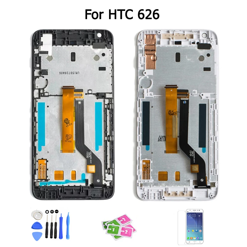 Для htc Desire 626 г Вт сенсорный экран панель Датчик кодирующего преобразователя