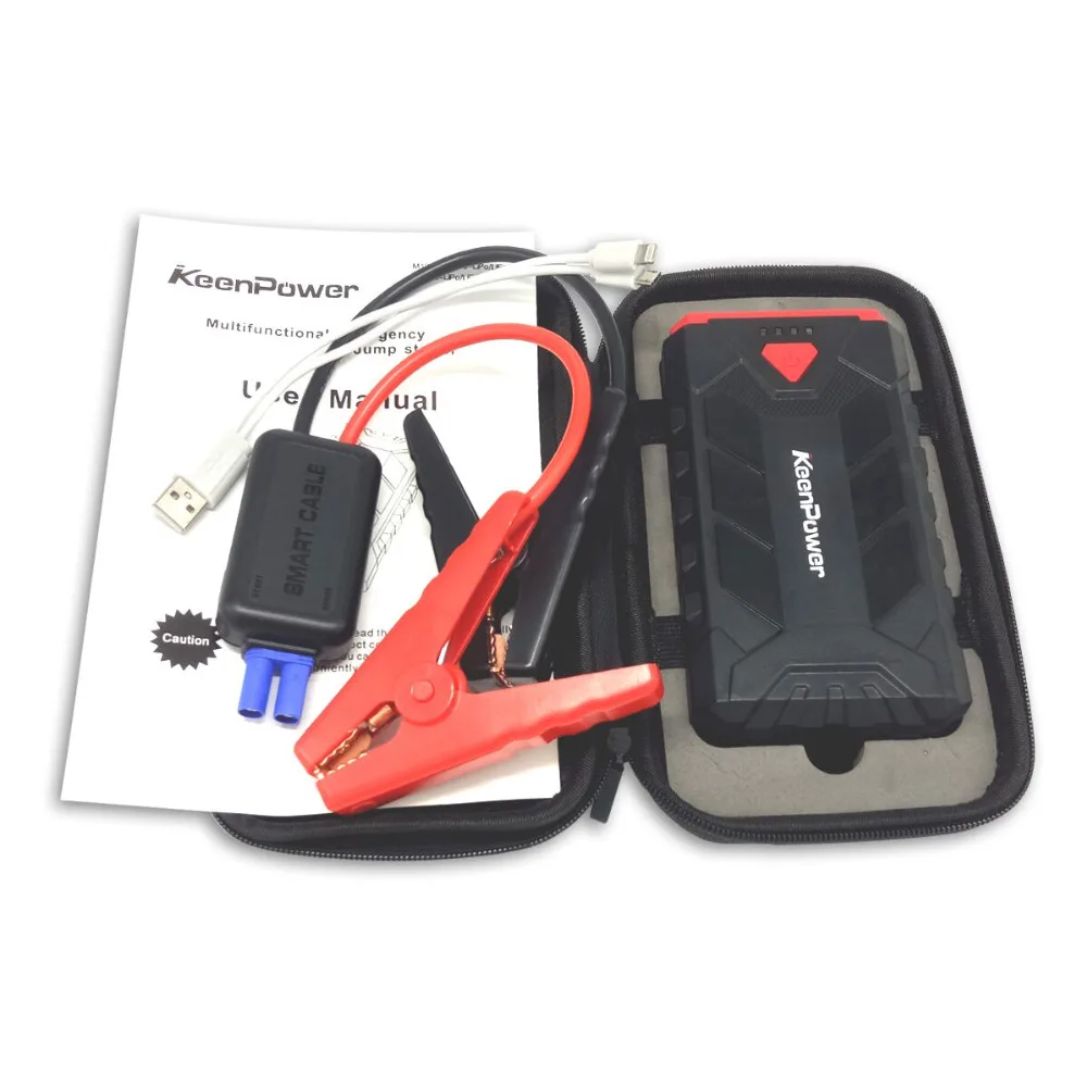 Keenpower12V бензин Портативный 500 aemergency startingdevice 8600 мАч Li pobatteries CarCharger JumpStarter Booster