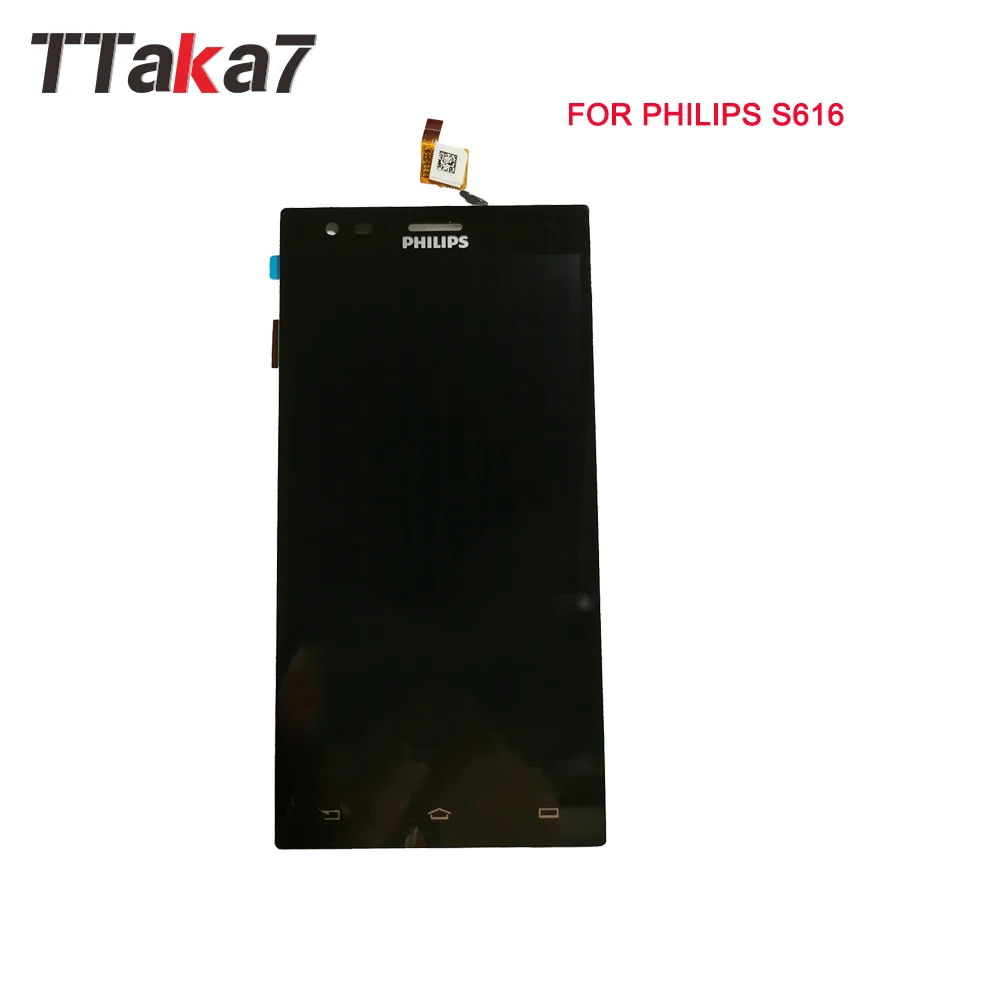 Для philips S616 сменный сенсорный ЖК экран для Xenium дисплей кодирующий
