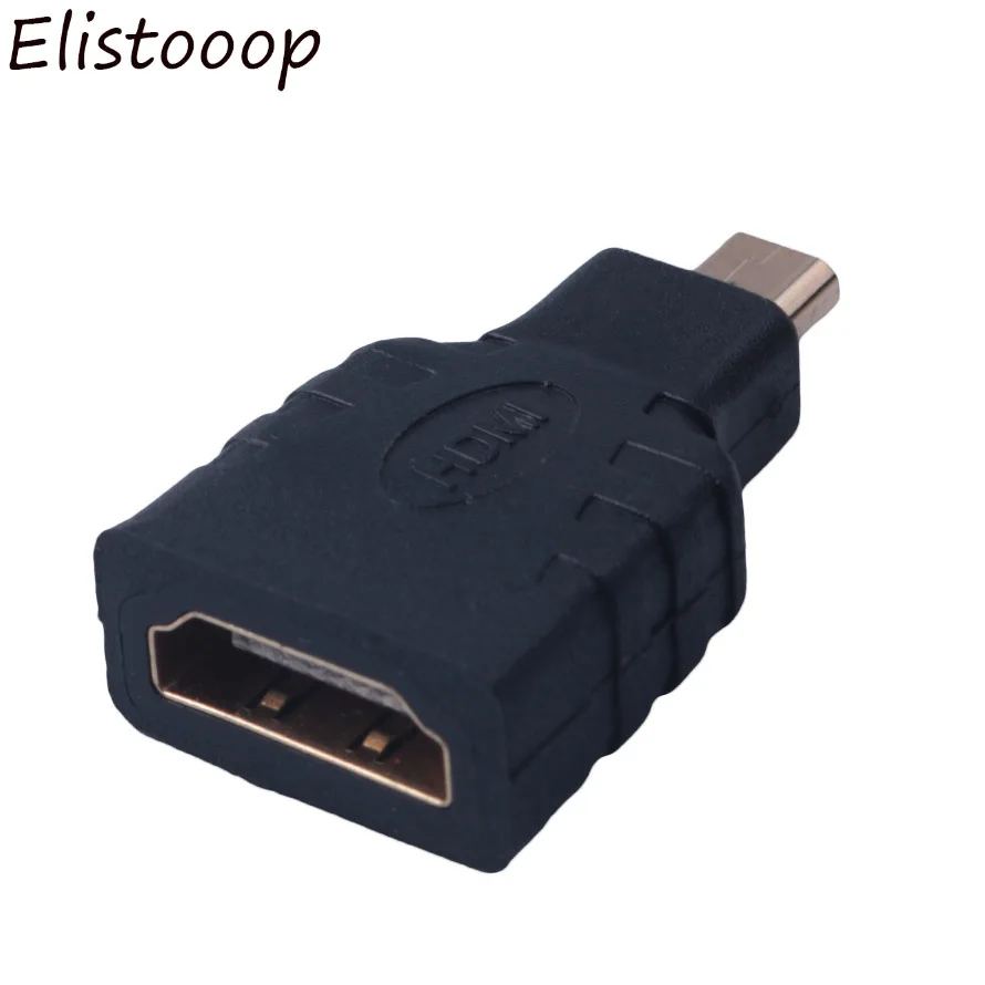 Elistooop HDMI к Mini разъем Micro адаптер конвертер Папа мама для Xbox 360 PS3 HDTV Позолоченный