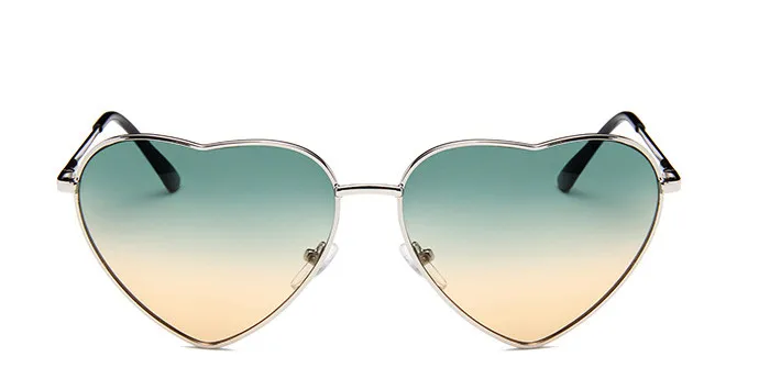 

Eyesilove Love Shape Heart Sunglasses Women Brand Design Retro Alloy Frame Sun Glasses Vintage Mirror Sunglass Oculos De Sol