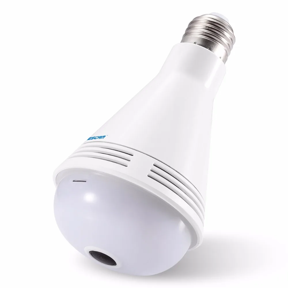 ESCAM QP137 2MP 360 панорамный wifi bluetooth динамик световая камера Поддержка беспроводного