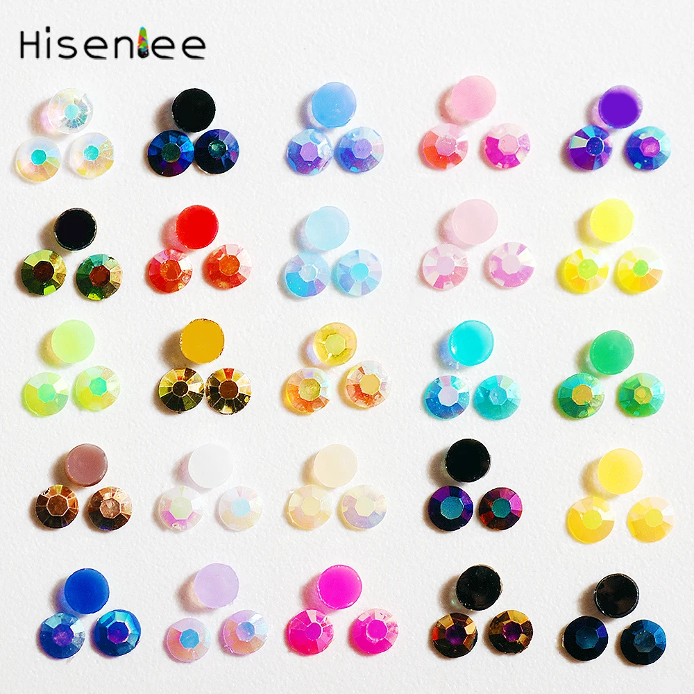 2000 шт., Стразы для ногтей, 2 мм