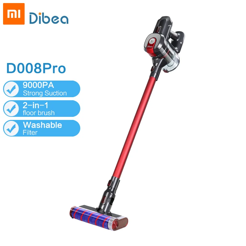 Dibea D008 Pro ручной беспроводной пылесос портативный мощный всасывающий аспиратор