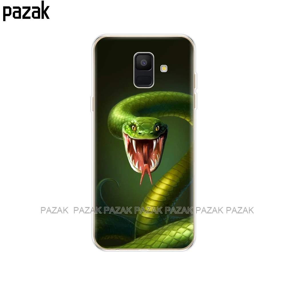 34270 Силиконовый чехол для телефона samsung Galaxy A6 Dual SIM SM A600 A600F, мягкая задняя крышка из ТПУ для samsung A6 Plus A605 A605F, новинка - Цвет: 34270
