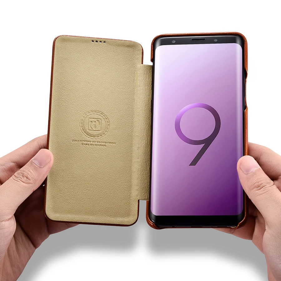 Чехол iCarer для Samsung S9 Plus S9Plus роскошный жесткий чехол из поликарбоната и