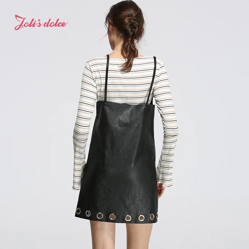 JOLI's Dolce Мода PU Кожаные модельные туфли Для женщин V Средства ухода за кожей шеи