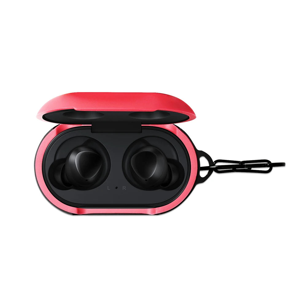 Защитный чехол для samsung Galaxy Buds, флип-открытый силиконовый чехол, водонепроницаемый противоударный чехол s с карабином
