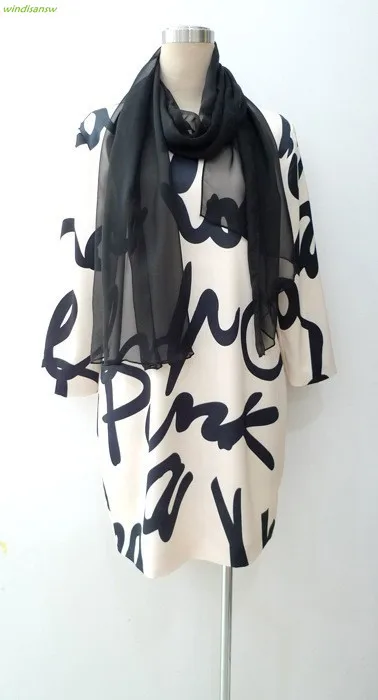 (Не шарф) качественное Новое Женское Повседневное платье для девушек из