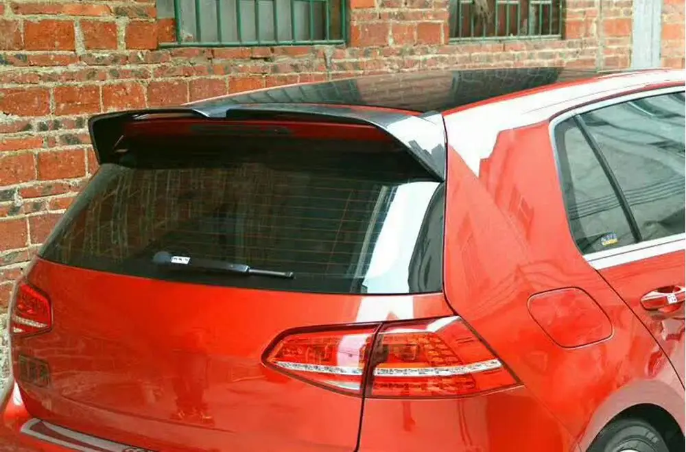 Golf7 MK7 карбоновый задний багажник спойлер на крыше подходит для Volkswagen VW Golf 7 gti r