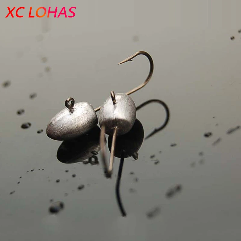 Хит продаж 5 шт./лот высокое качество свинцовая головка джиг крючок 2 г/10 г/14 г/18 г