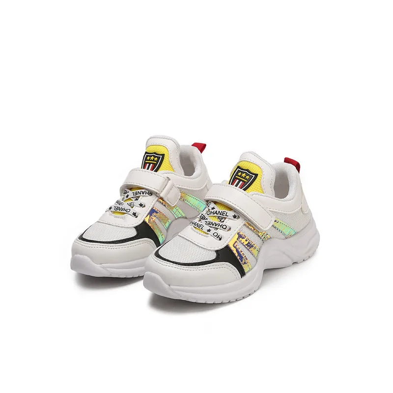 2019 Новинка осени стиль папа обувь для мальчиков кроссовки на шнуровке девочек