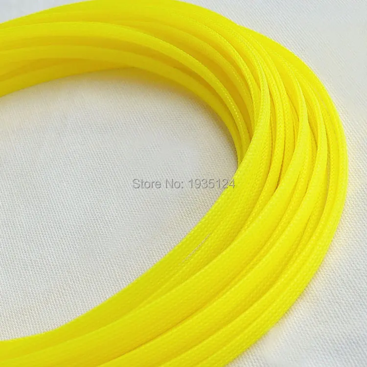 Новое поступление черная нейлоновая оплетка для кабеля защитная оболочка