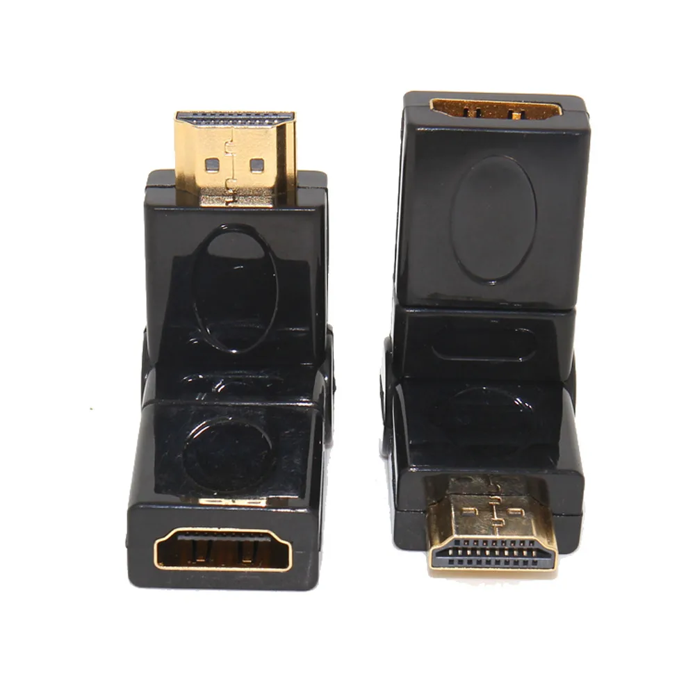 Заводская цена Binmer хит продаж HDMI 1 4 Угловой Тип штекер-гнездо 90 180 360 градусов