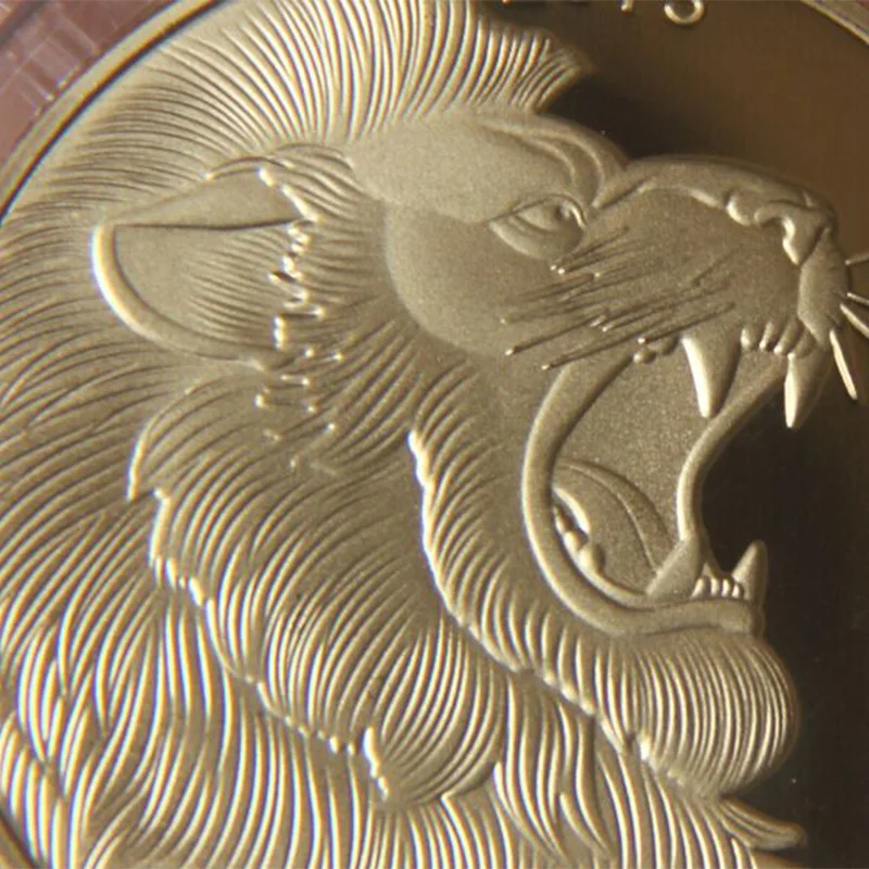 Наполовину Биткоин золотые монеты Накамото компьютер ученый ремесло | Дом и сад