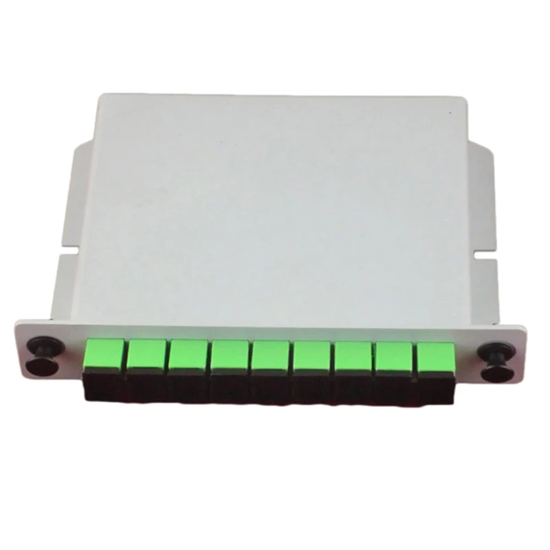 1x8 PLC Splitter FTTH SCAPC optical fiber PLC Splitter box 1:8 SC UPC Single Mode cassette box Coupler for Optical cable