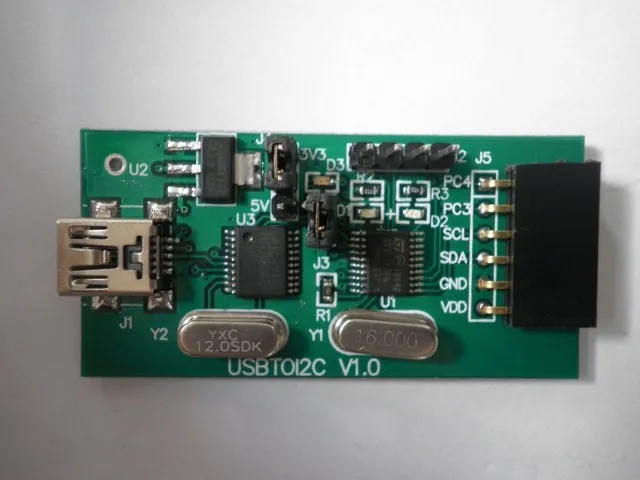 

For FUSB turn IIC/USB to I2C module, EEPROM programmer chip debugging tool