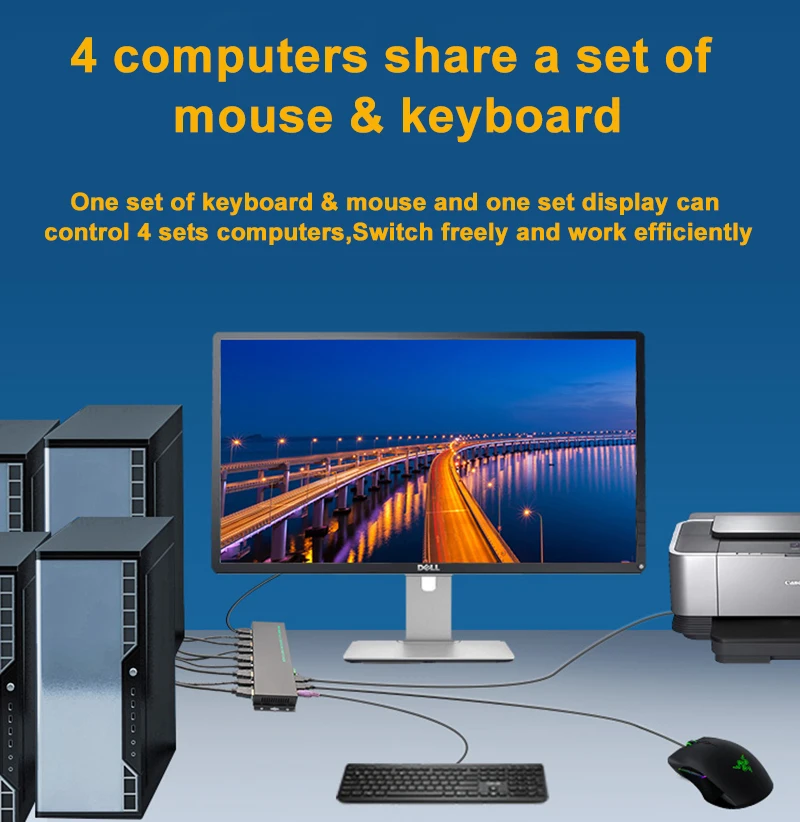 Квм переключатель Navceker с 4 портами HDMI 4K x 2K PIP KVM USB 2 0 3D квм Поддержка порта