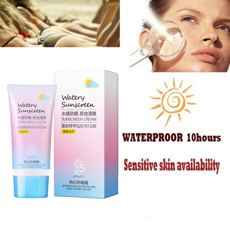 Summer Body Facial Sun Lotion SPF 35 Isolation UV Sunblock Sunscreen Concealer Waterproof Lasting Cream Makeup W1 | Красота и