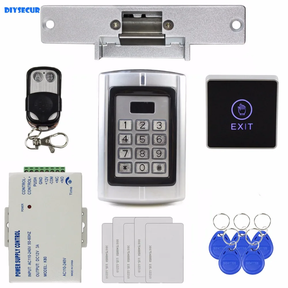 Сенсорная кнопка DIYSECUR RFID 125 кГц считыватель идентификационных карт