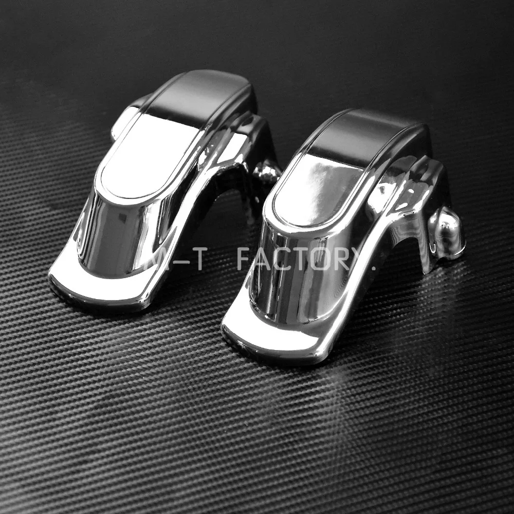 Черная и хромированная задняя рамка крышки осей пластик для Harley Dyna моделей FXD