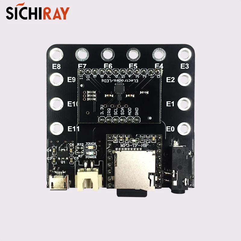 12 интерактивных звуковых эффектов панель управления сенсорный датчик модуль