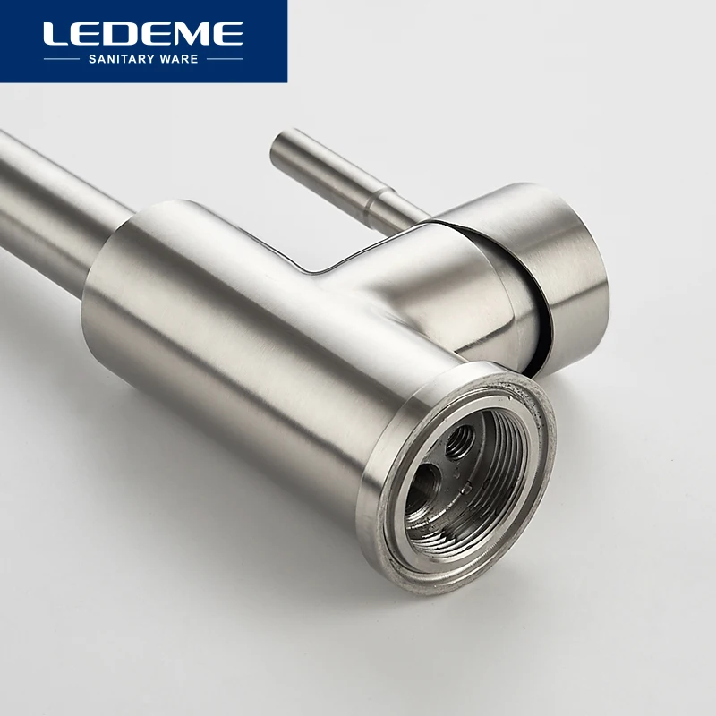 LEDEME Смеситель для кухни сталь SUS304 Цвет: нерж. L4998 3| |