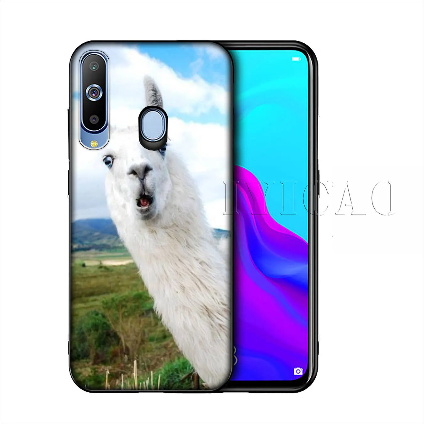Мягкий силиконовый чехол IYICAO лама альпаки с животными для Samsung Galaxy A10 A30 A40 A50 A70 M10 M20