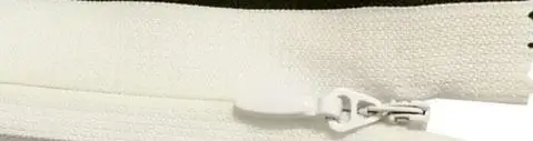 as photo off white 100 шт./лот, 5#, невидимая молния, белая, черная, нейлоновая, с закрытым концом, для шитья, для платья, сумки, палатки, юбки, аксессуары для одежды - Цвет: as photo off white