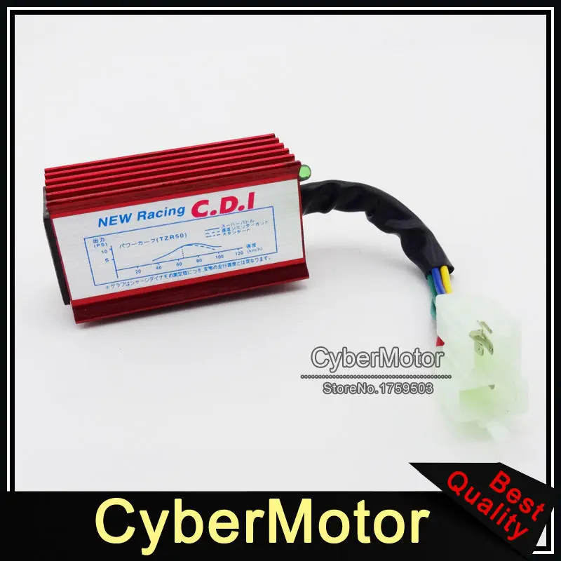 Красная 6 контактная Коробка зажигания AC CDI для 150cc 160cc 200cc 250cc питбайк Мотоцикл ATV