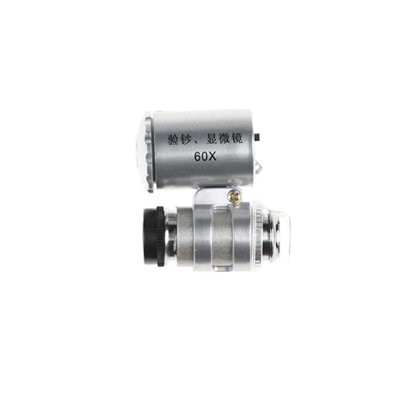 THD 60x ручной мини микроскоп деньги детектор увеличитель светодиодный свет