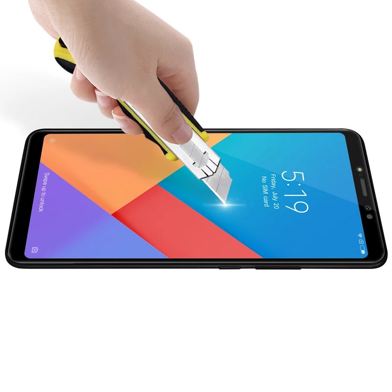Для Xiaomi mi max 3 закаленное стекло Защита экрана NILLKIN CP + полная защитная пленка для