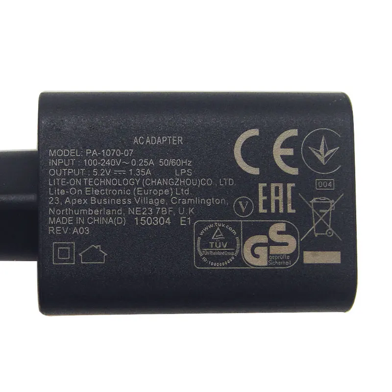 Оригинал 5 2 V 1.35A 7 W ЕС Plug PA-1070-07 PSM06E-050Q ноутбука Зарядное устройство для GOOGLE NEXUS