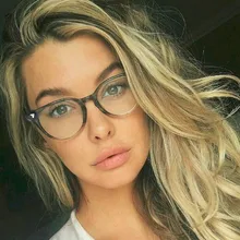 Брендовые дизайнерские женские круглые очки 2018 Классическая