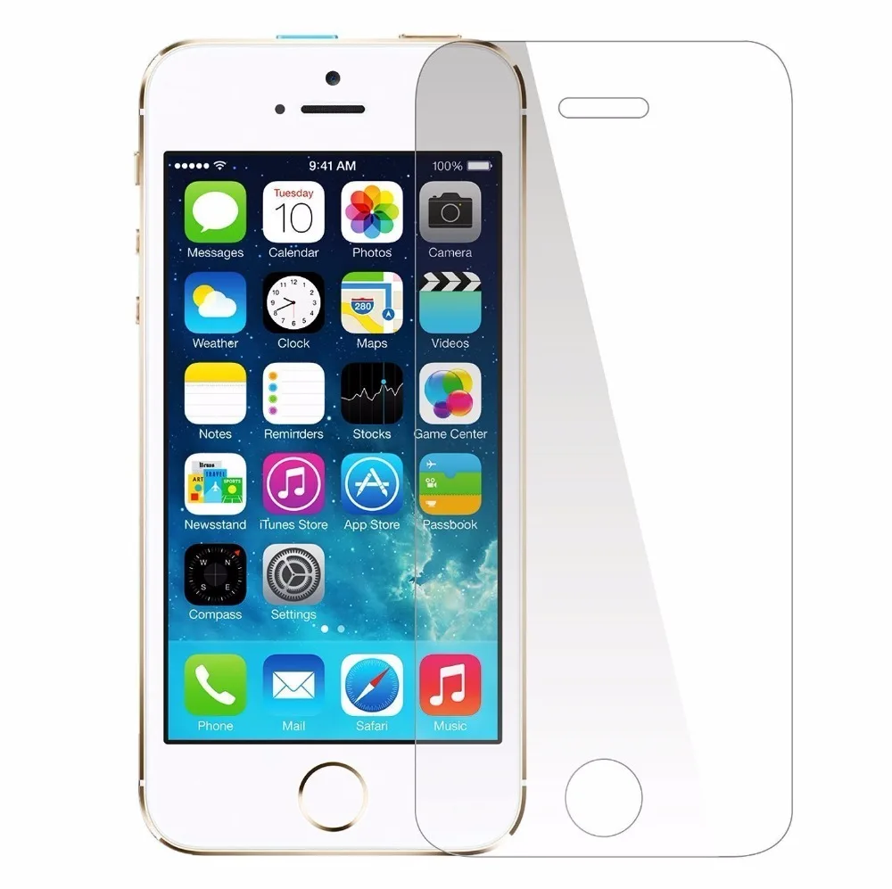 Защитное закаленное стекло для iphone se 5 4 8 6 7 X XS MAX XR plus|Защитные стёкла и плёнки