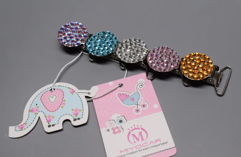 MIYOCAR Блестящий серебряный розовый зеленый горный хрусталь соски зажимы/пустышка