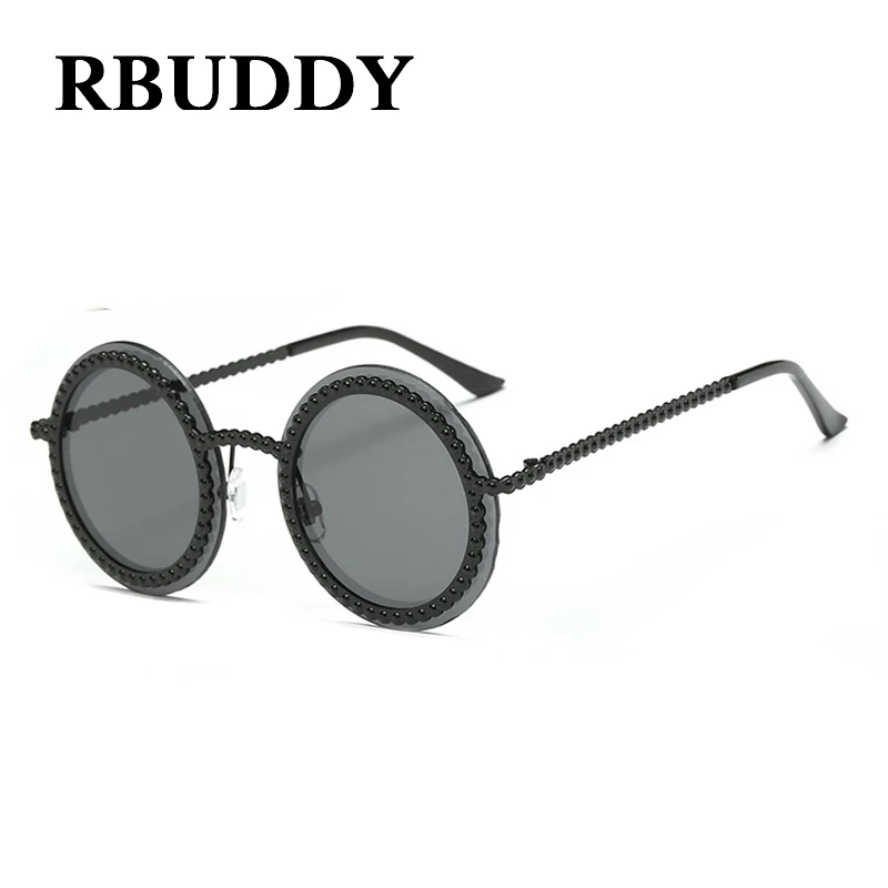 RBUDDY солнцезащитные очки женщины Новый Урожай Круглый Бренд Дизайнер Роскоши