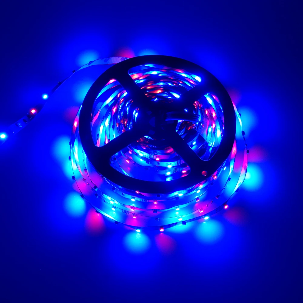Светодиодная лента 3528 RGB наборы с адаптером питания 2A 24 клавишным пультом