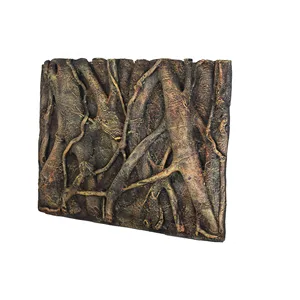 Искусственный 3D фон из пенопласта, ландшафтный рисунок корня дерева, Gecko, ящерица, черепаха, Тарантул, лягушка, искусственная кожа