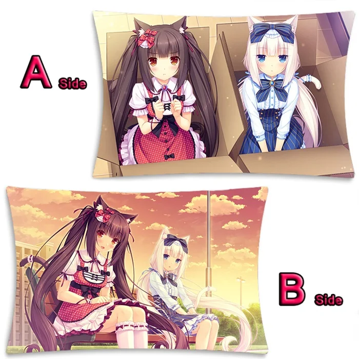 20 Аниме Nekopara Chocolat ванильный Azuki кокосовый клен Dakimakura обнимающий чехол для подушки для тела, наволочка для подушки, 2WAY 35x55 см - Цвет: 20