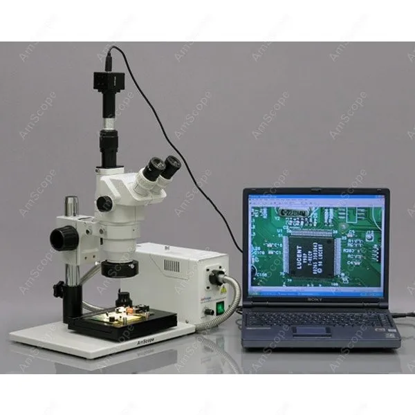 AmScope поставляет конечный 3 35x 45x Тринокулярный стереомикроскоп с зумом|Микроскопы|