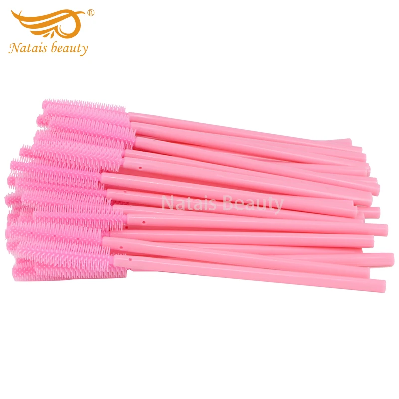 500 шт./лот силиконовая кисть для туши ресниц Кисть макияжа |