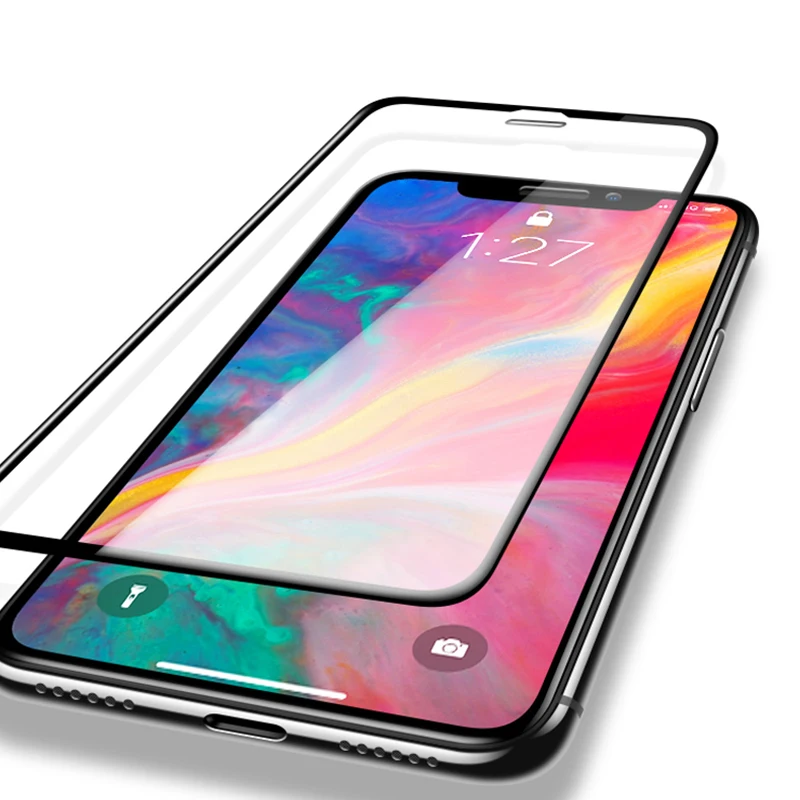 6D полное покрытие Защитное стекло для iPhone 7 iphone 6S X 8 Plus закаленное XR XS Max защита