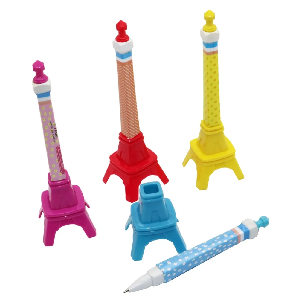 

1 Pc Creative Mini Small Fresh Transmission Tower Ball Point Pen Office Supplies Students School Supplies Student Of Prizes