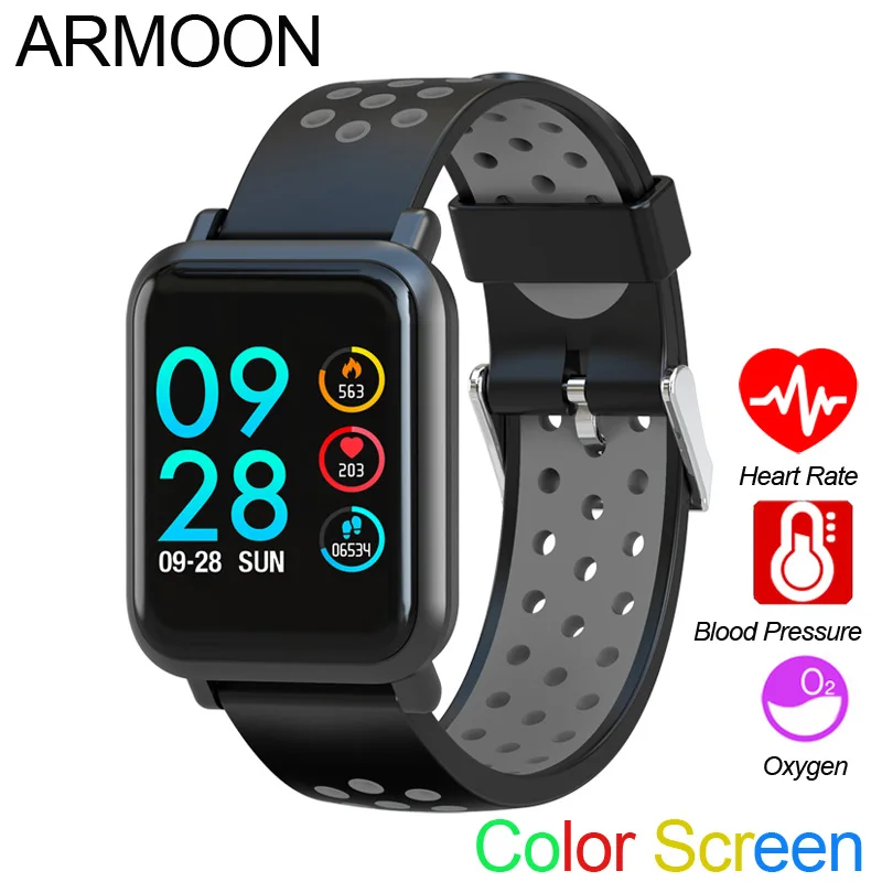 

Smart Sport Watch SN60 Android IOS Heart Rate Men Women Bracelet Blood Pressure Fitness Tracker Color Waterproof Activity Band
