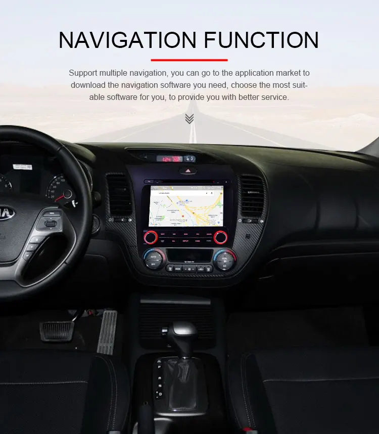 TOPBSNA 8-дюймовый автомобильный Радио мультимедийный плеер Android 9,0 для Kia CERATO K3 FORTE 2013 головная Панель навигации GPS WI-FI