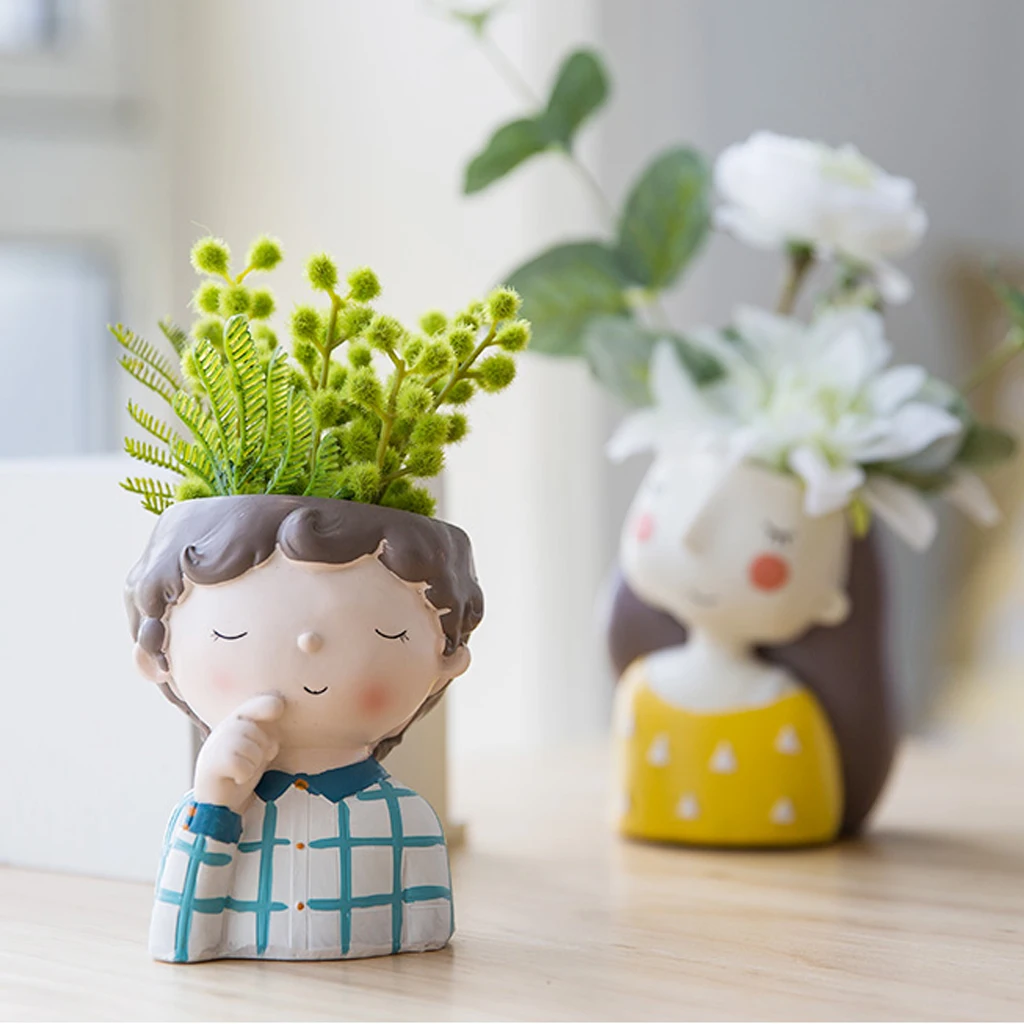 2019 цветы для дома и сада домашний декор горшок милая девушка цветочный