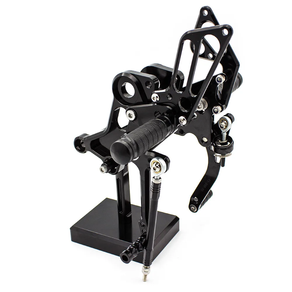 FXCNC Алюминий мотоцикл Rearset сзади комплект Подножки педаль подножек подставка для