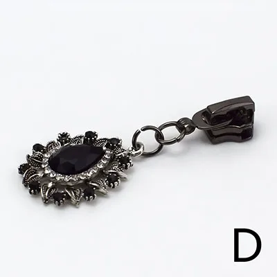 D Meetee 5 шт. 5# металлические ползунки для молнии голова для металлической молнии DIY куртки одежда молния кулон Ремонтный комплект сумка Одежда Декор Аксессуары - Цвет: D