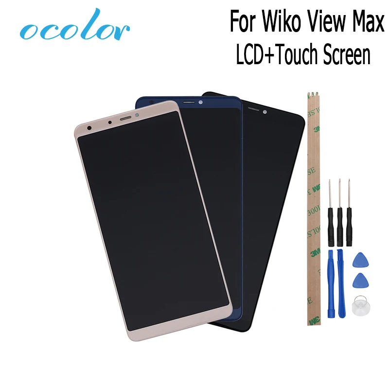 Ocolor для Wiko View Max ЖК-дисплей + кодирующий преобразователь сенсорного экрана в сборе